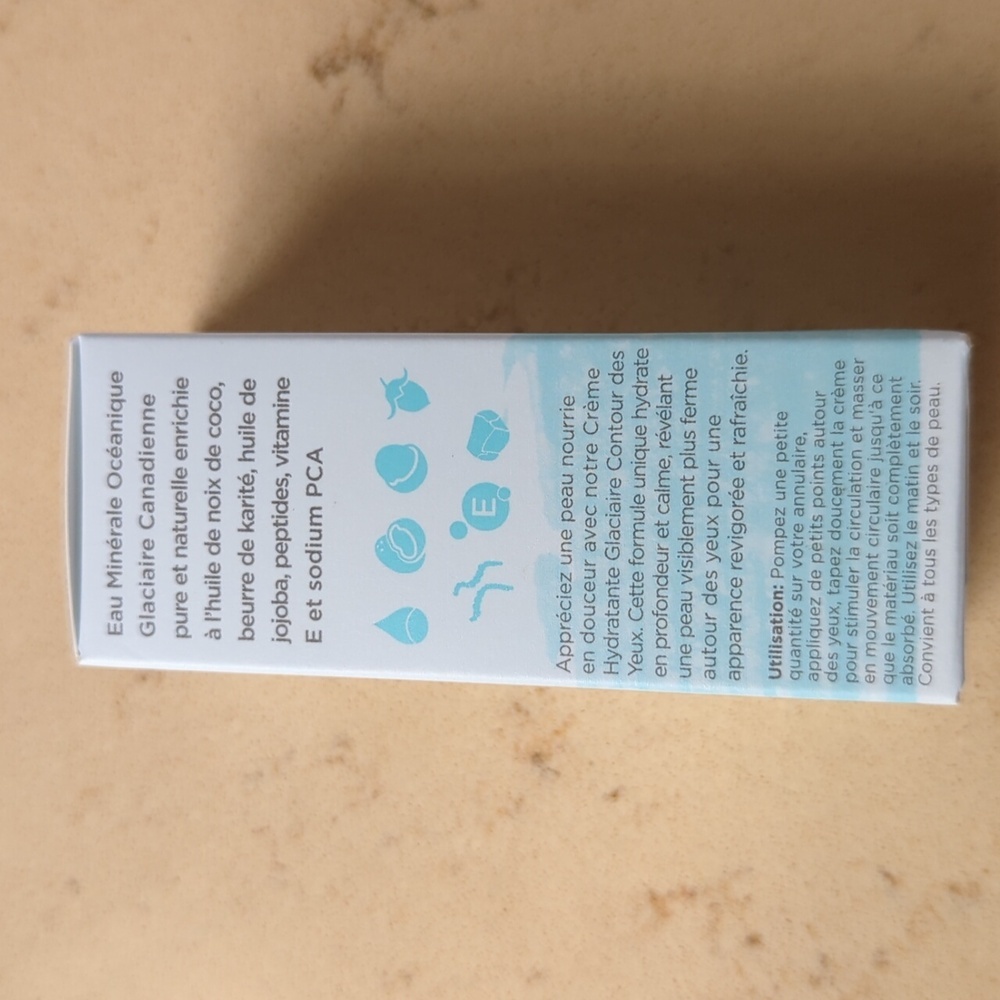 NIB BLEAU Hydrating Glacial Moisturizing Eye Cream Hydrate Energize Renew - Picture 3 of 5